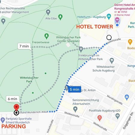 Hotelturm Аугсбург Екстериор снимка